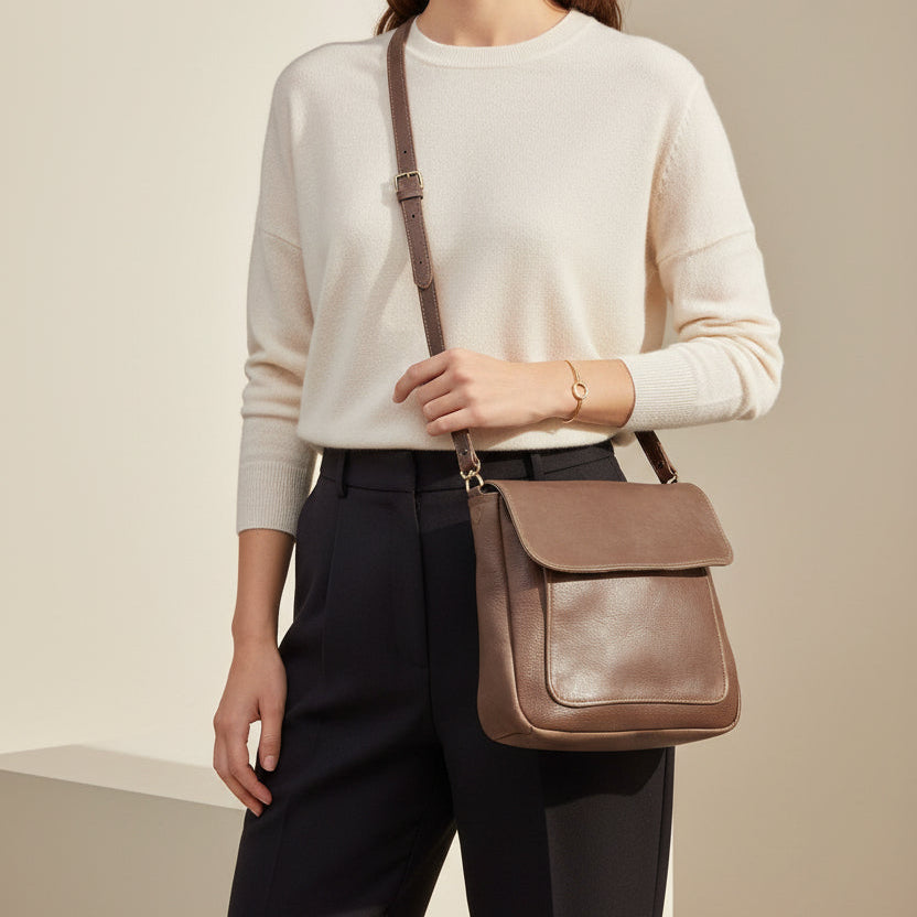 Mini Huxley Leather Hand Bag