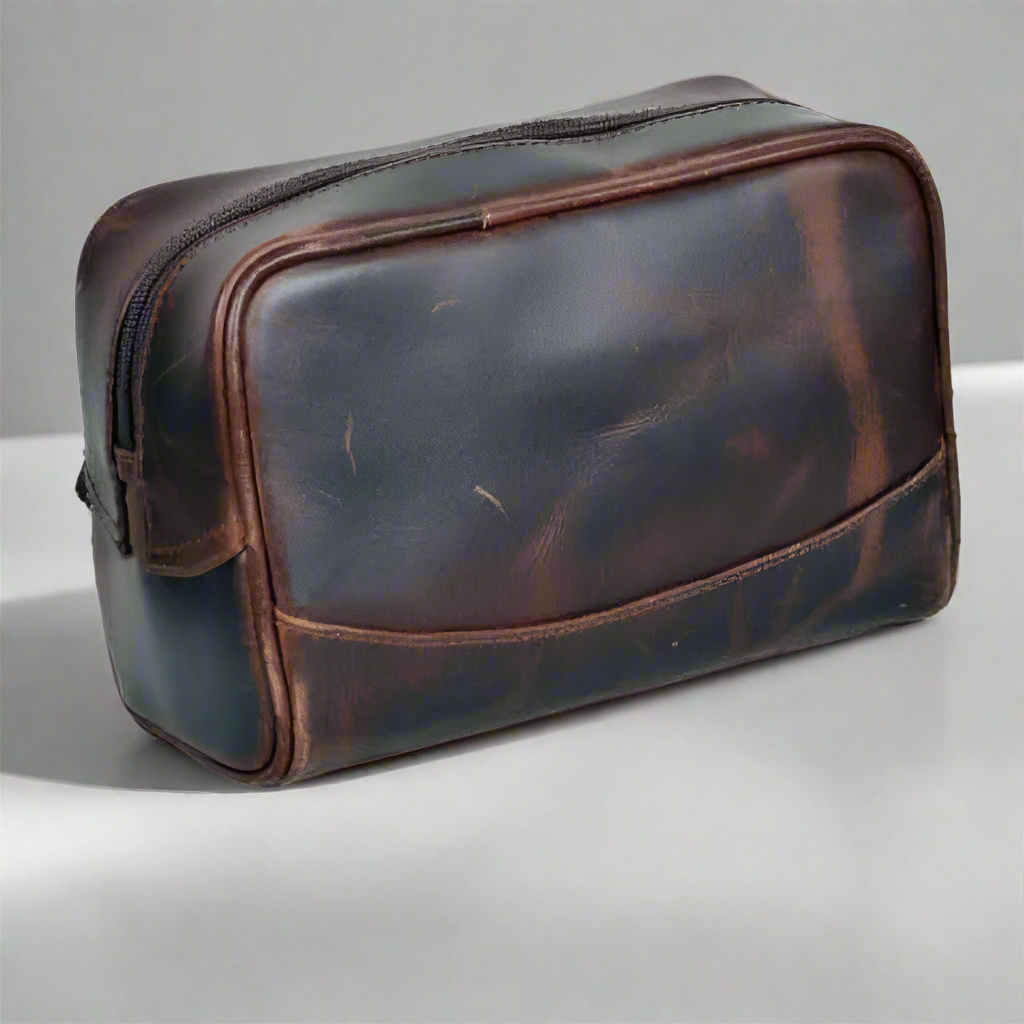 Dopp Kit Leather Bag