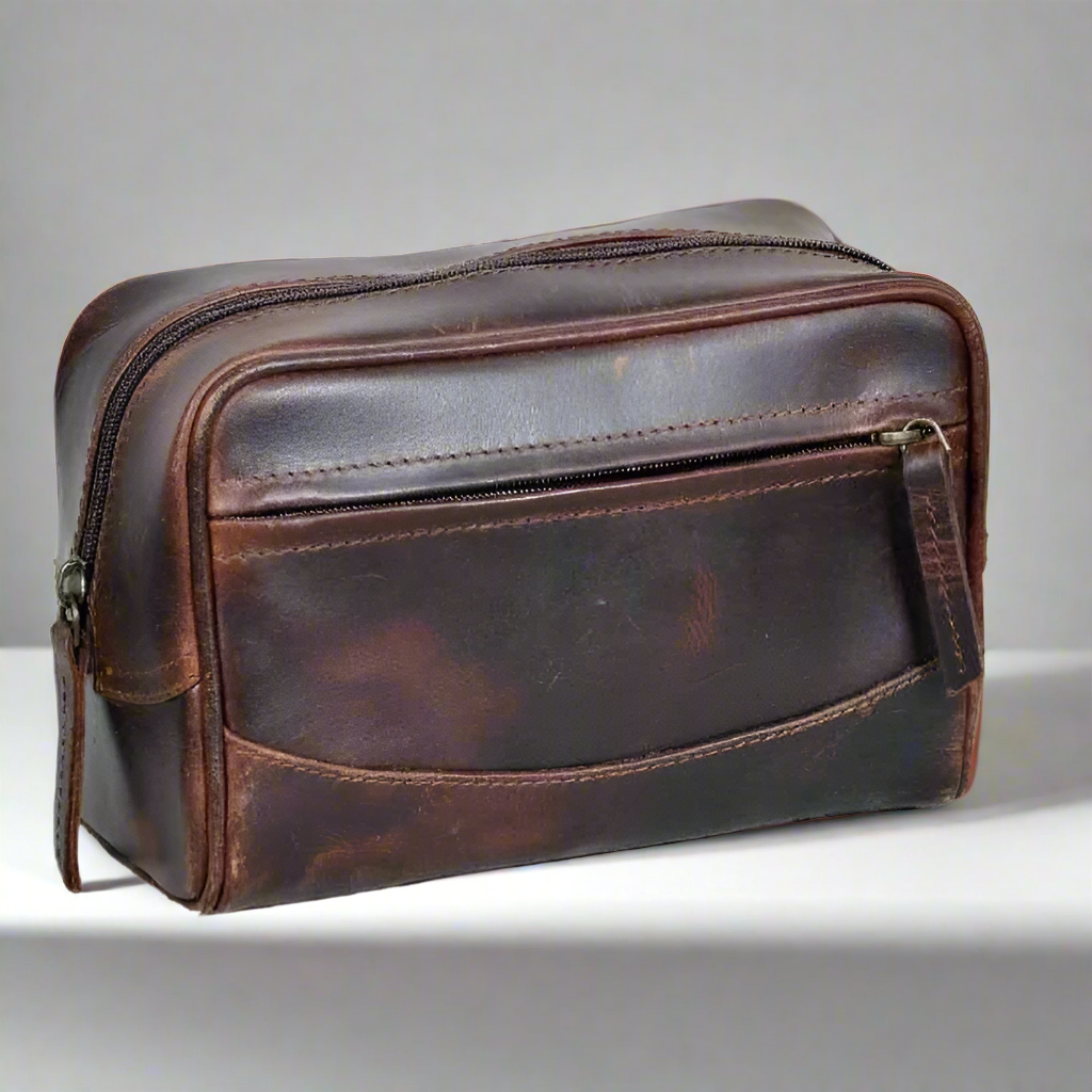 Dopp Kit Leather Bag