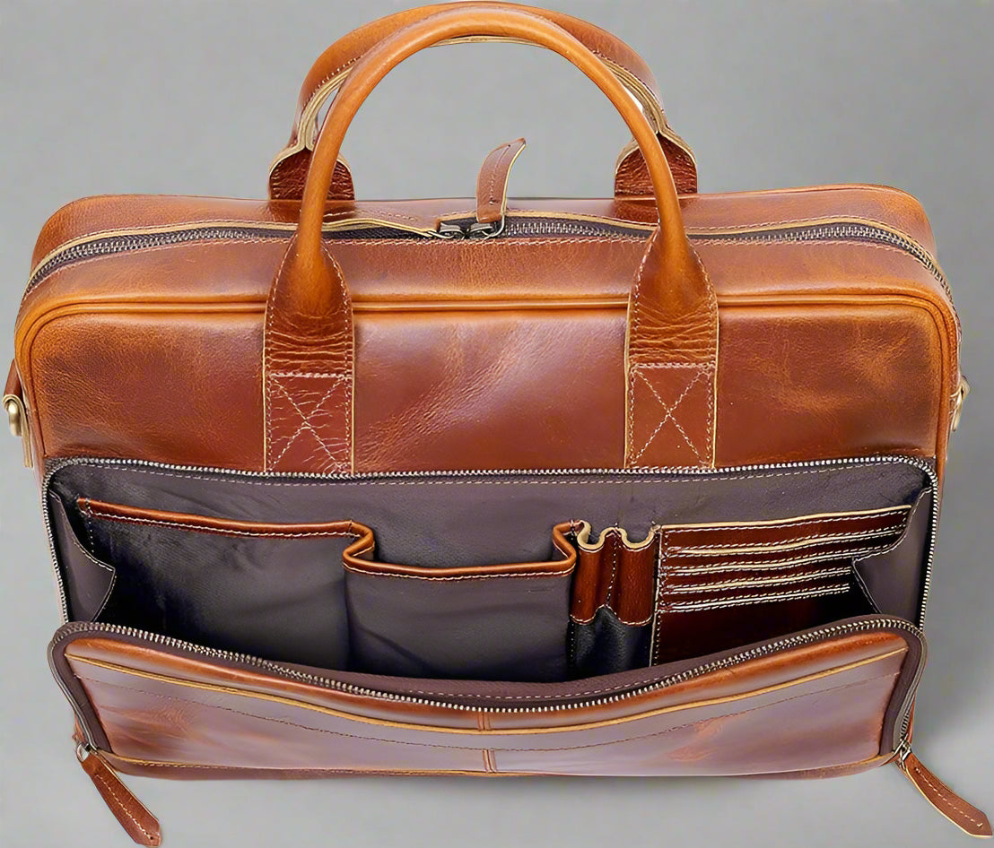 Maui Leather Laptop Bag