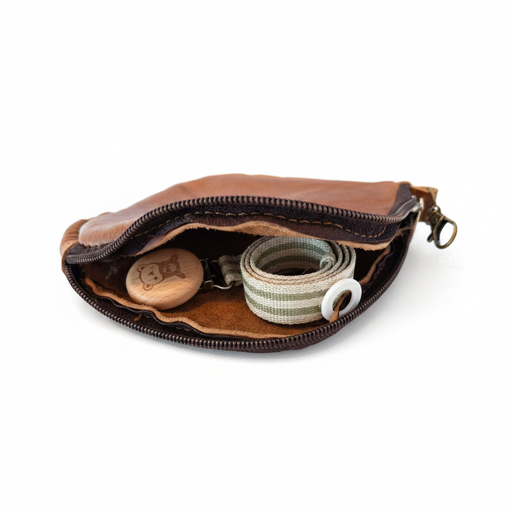 The Coney – Leather Nappy & Travel Bag
