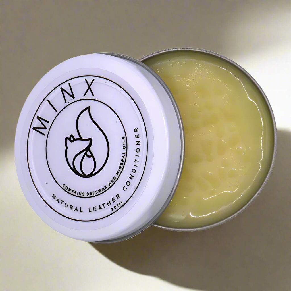Natural Leather Care Cream Conditioner Beewax 90ml
