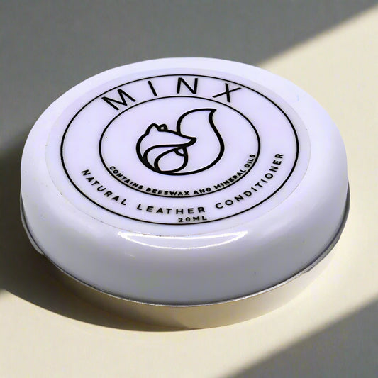 Natural Leather Care Cream Conditioner Beewax 20ml