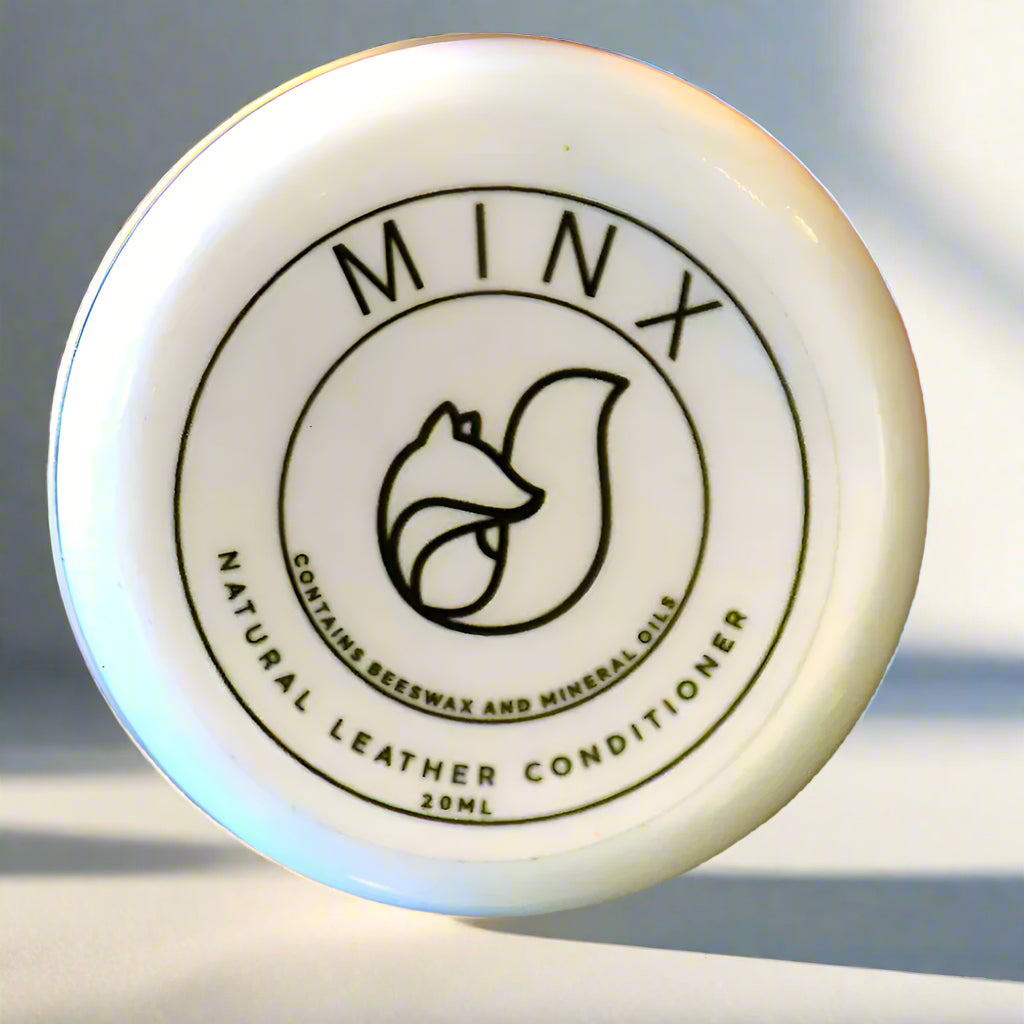 Natural Leather Care Cream Conditioner Beewax 20ml
