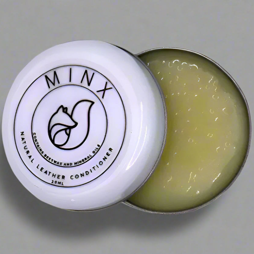 Natural Leather Care Cream Conditioner Beewax 20ml