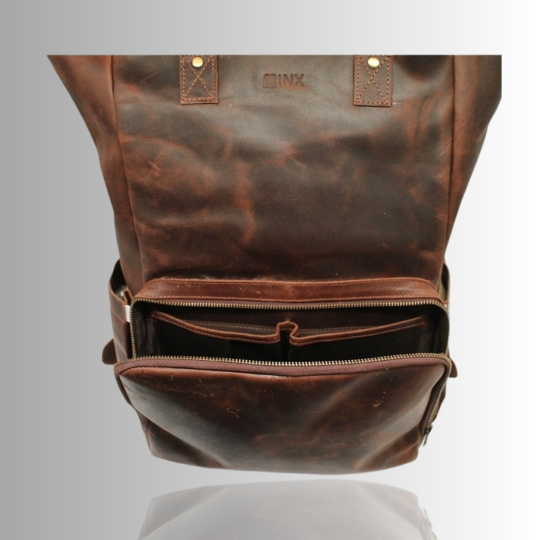 Amaliya Leather Nappy Bag
