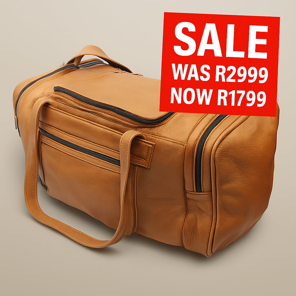Bobby Square Leather Duffle Bag