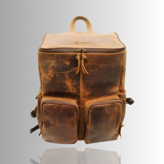 Luna Leather Nappy Backpack