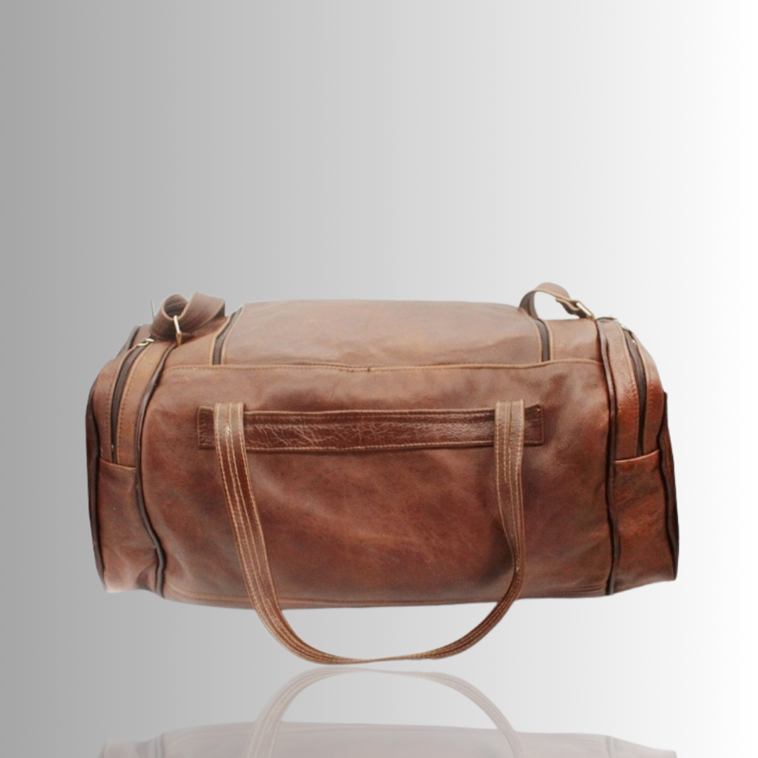 Bobby Square Leather Duffle Bag - Main Image