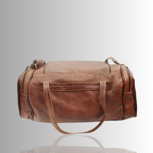 Bobby Square Leather Duffle Bag