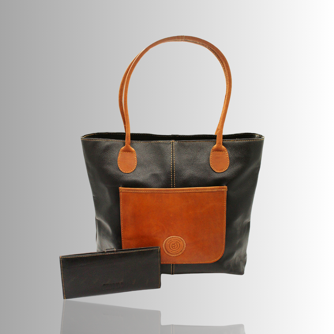 Claudia Leather Hand Bag Combo