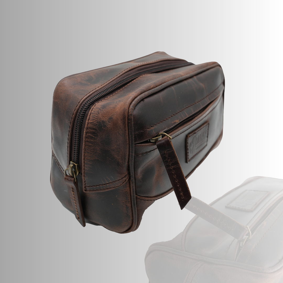 Dopp Kit Leather Bag