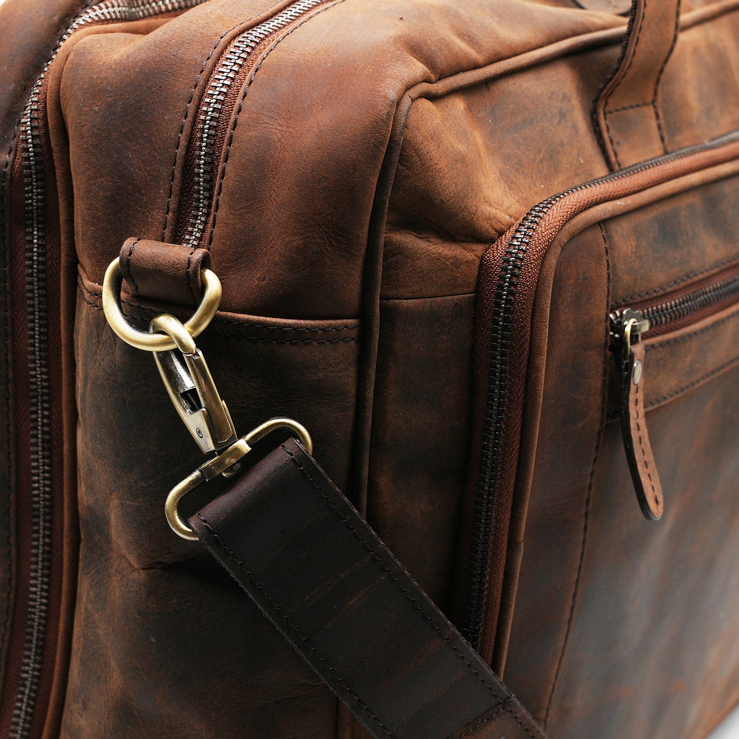 Crete Leather Laptop Bag
