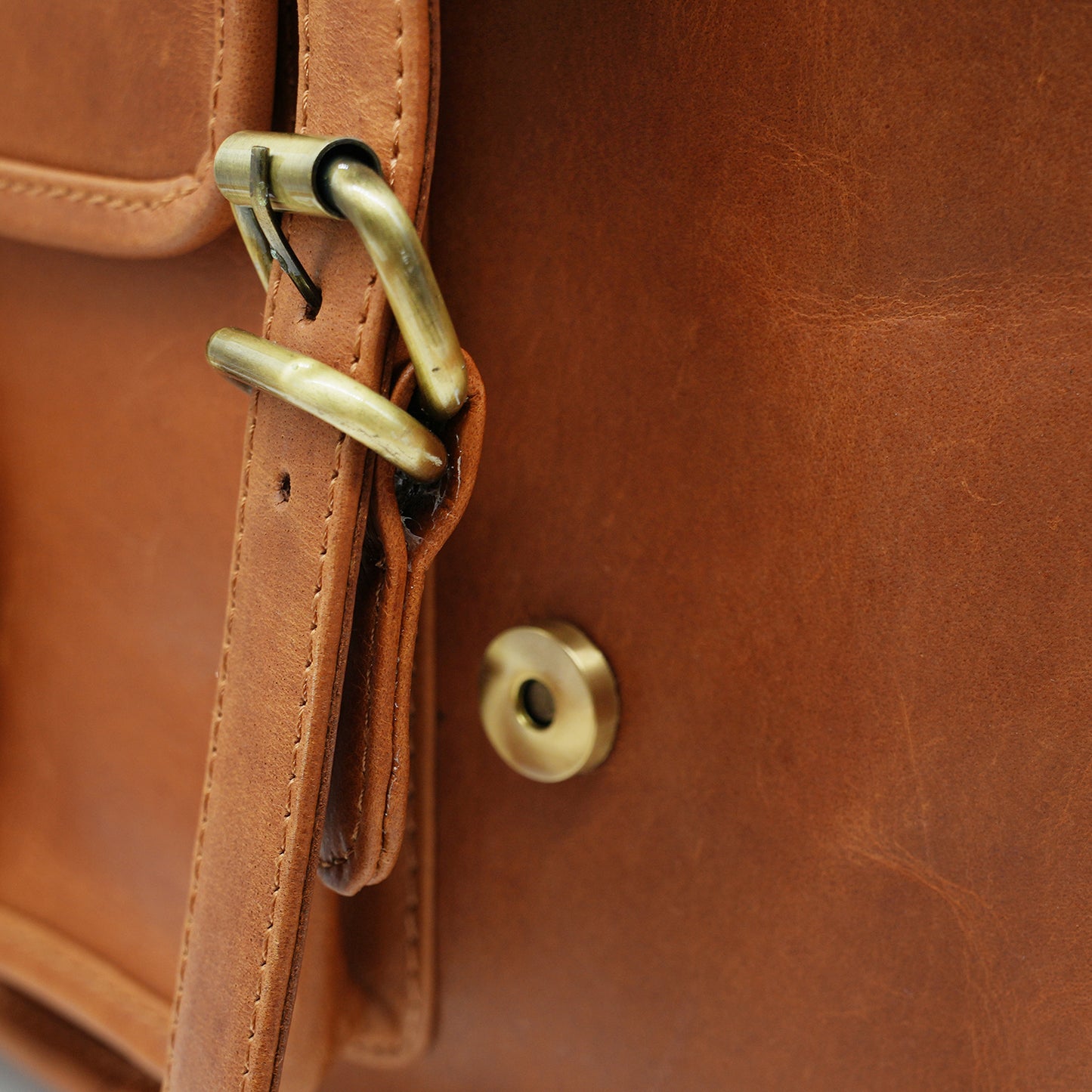 Cuban Leather Laptop Bag