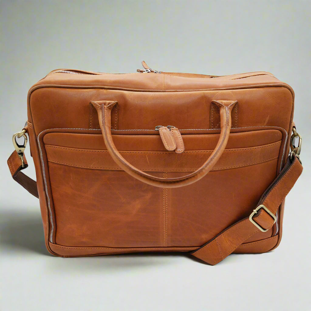 Maui Leather Laptop Bag