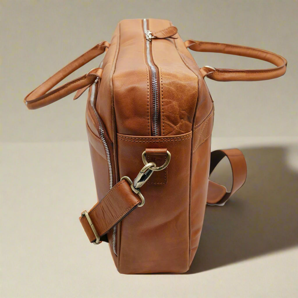 Maui Leather Laptop Bag