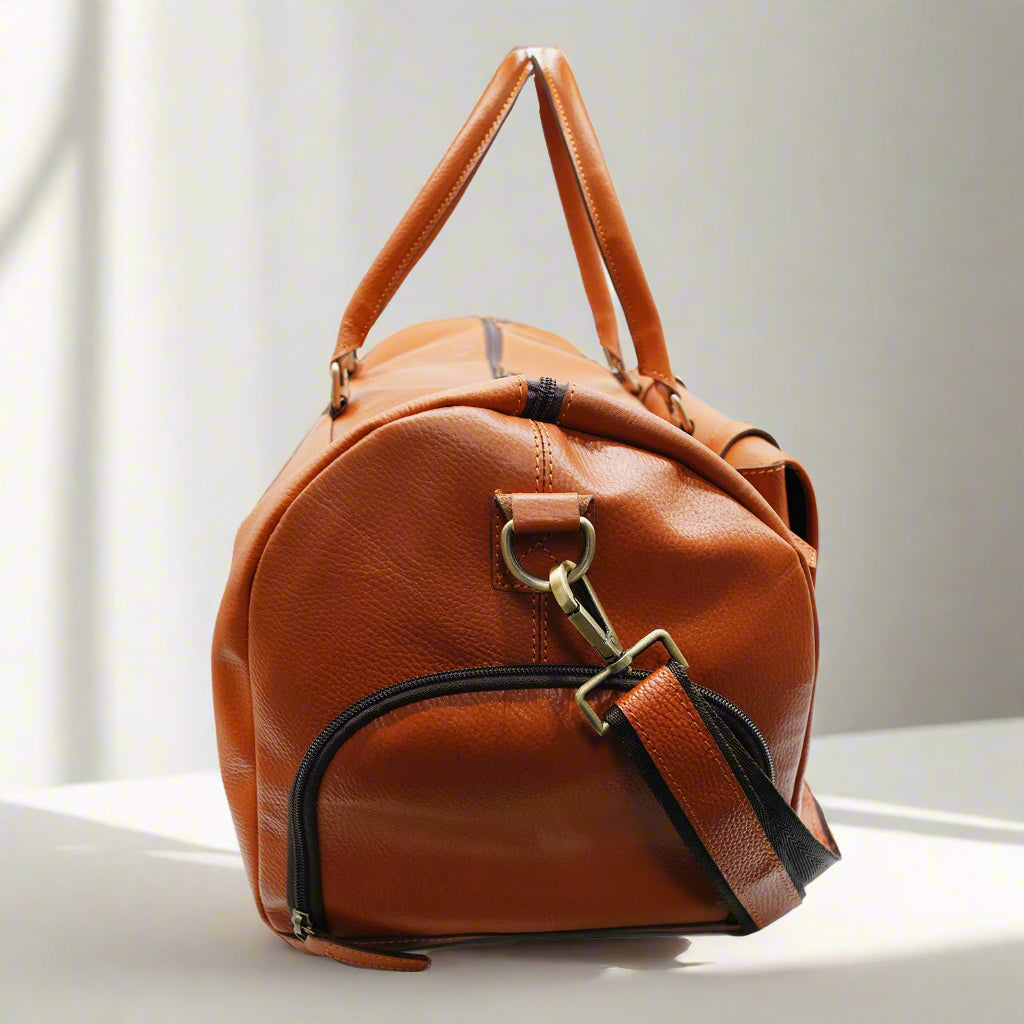 Harry Luxe Leather Duffel Bag