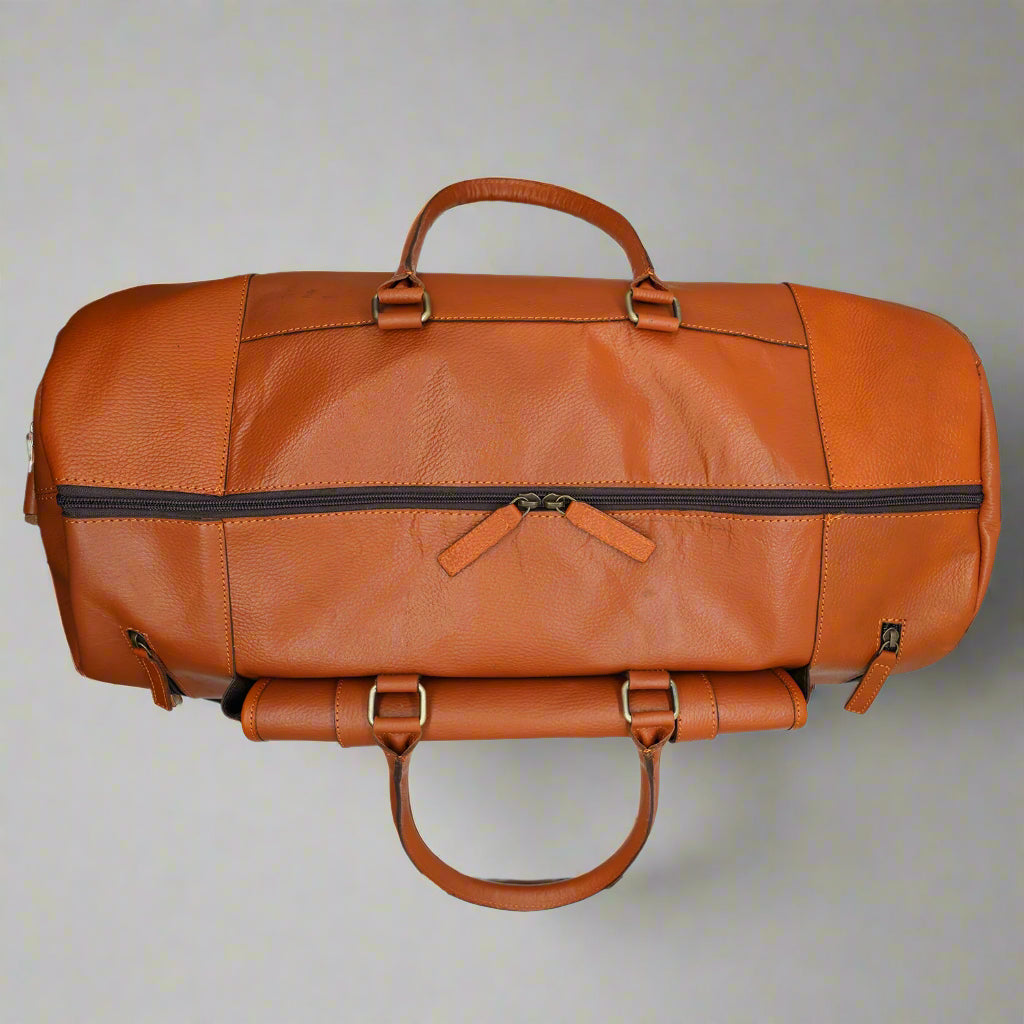Harry Luxe Leather Duffel Bag