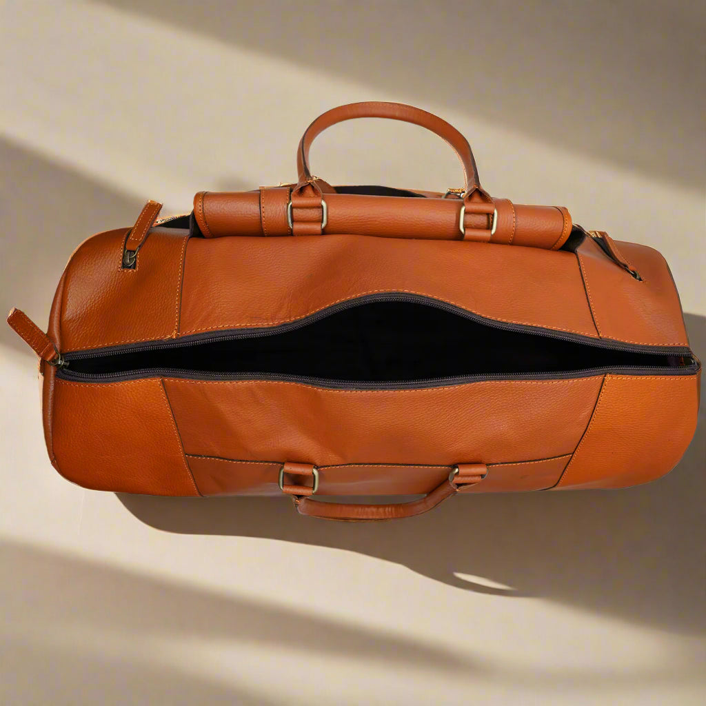 Harry Luxe Leather Duffel Bag
