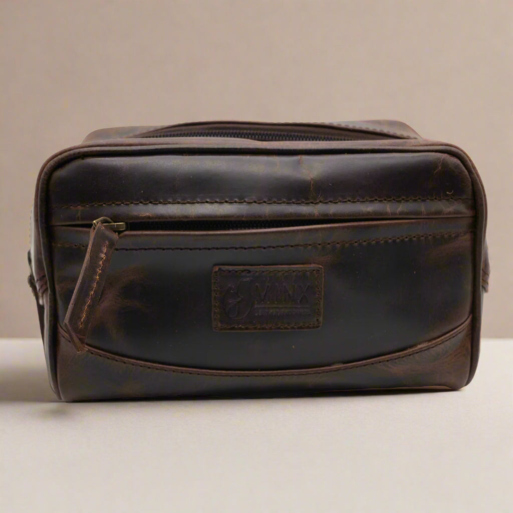 Dopp Kit Leather Bag