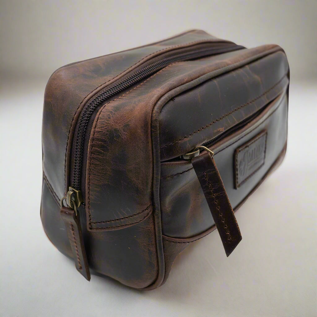 Dopp Kit Leather Bag