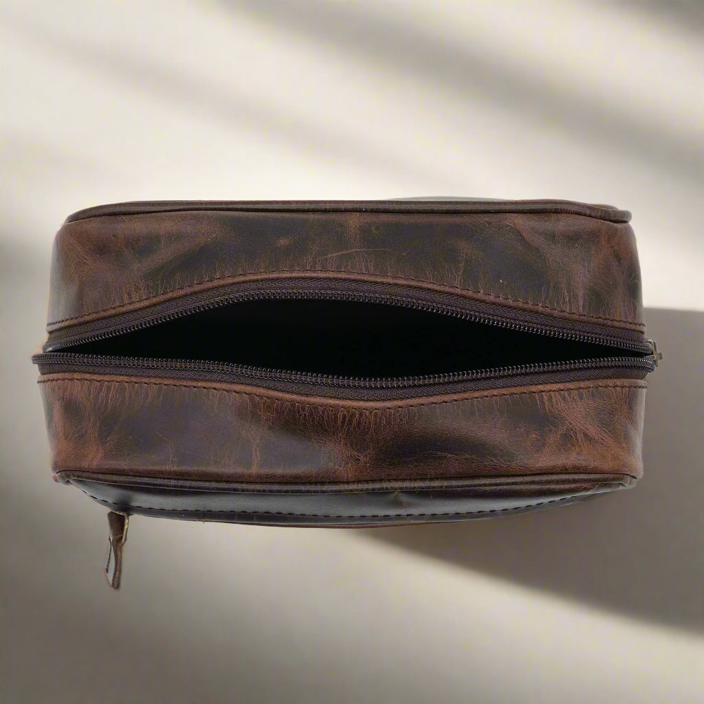 Dopp Kit Leather Bag