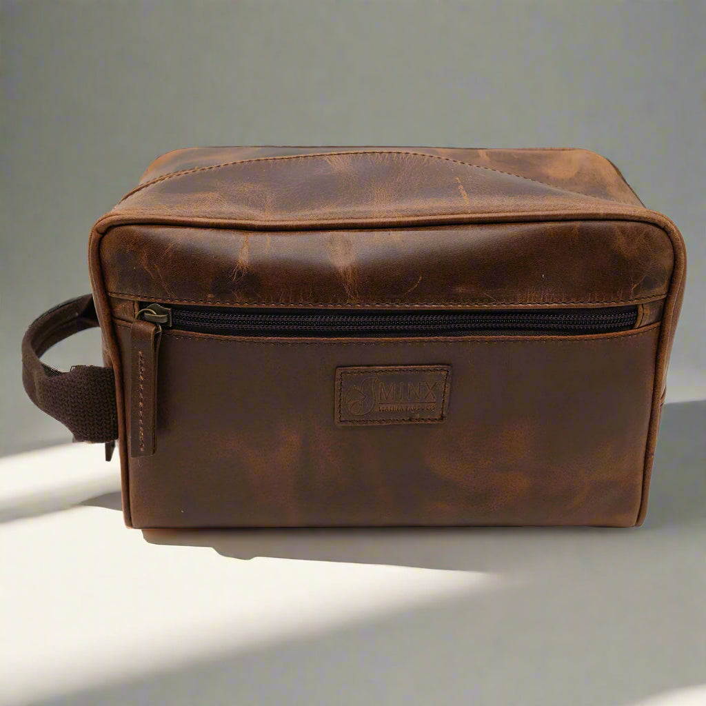 Legacy Leather Toiletry Kit Combo