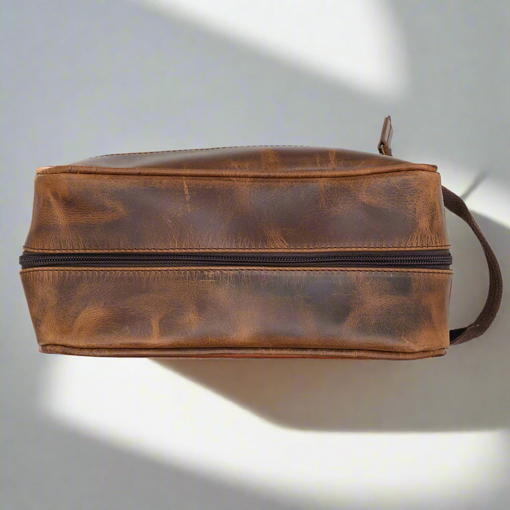 Legacy Leather Toiletry Kit Combo