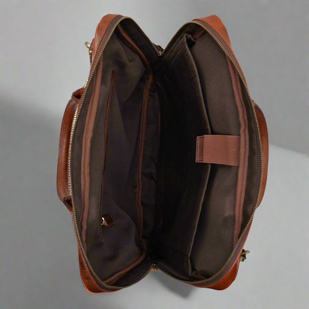 Ibiza Isle Leather Laptop Bag