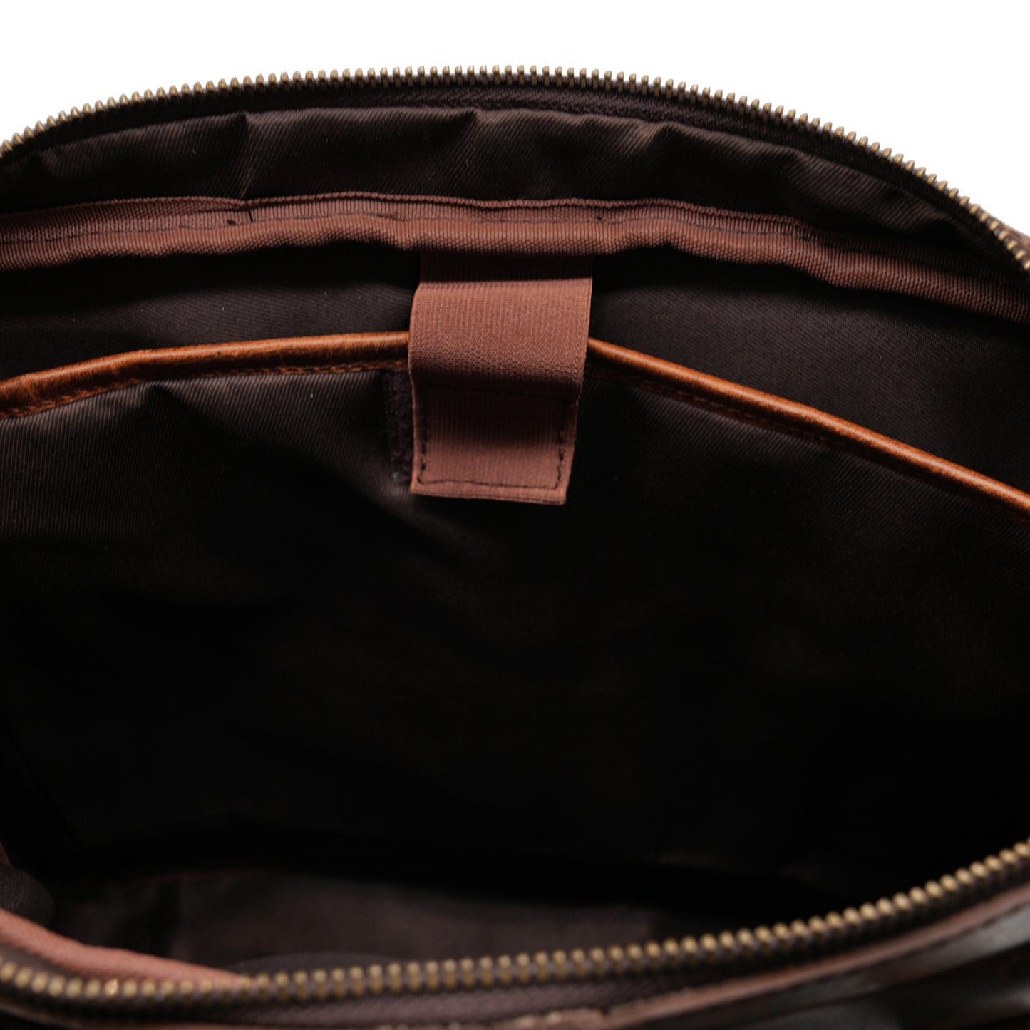 Santorini Slim Leather Laptop Bag