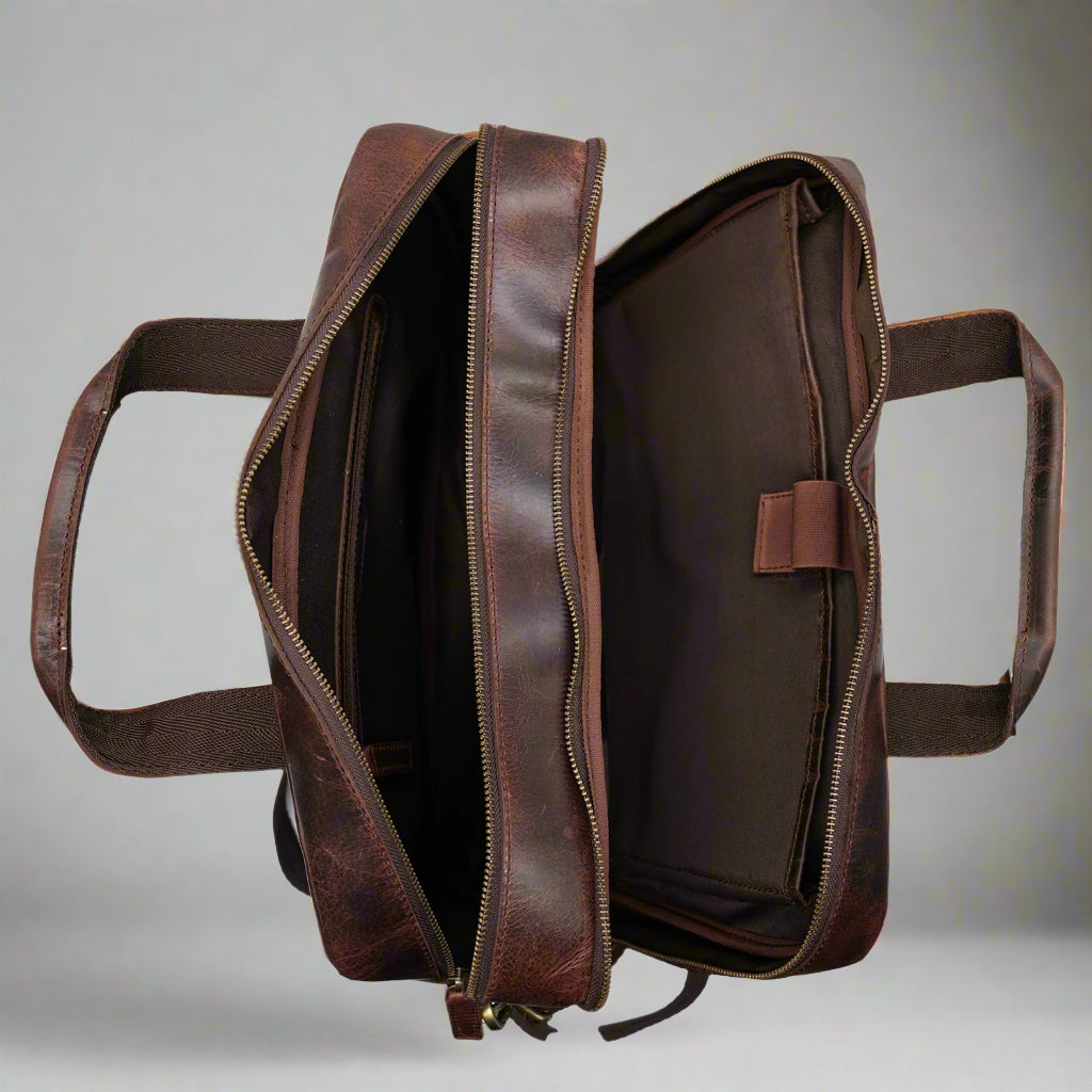 Koh Samui Leather Laptop Bag