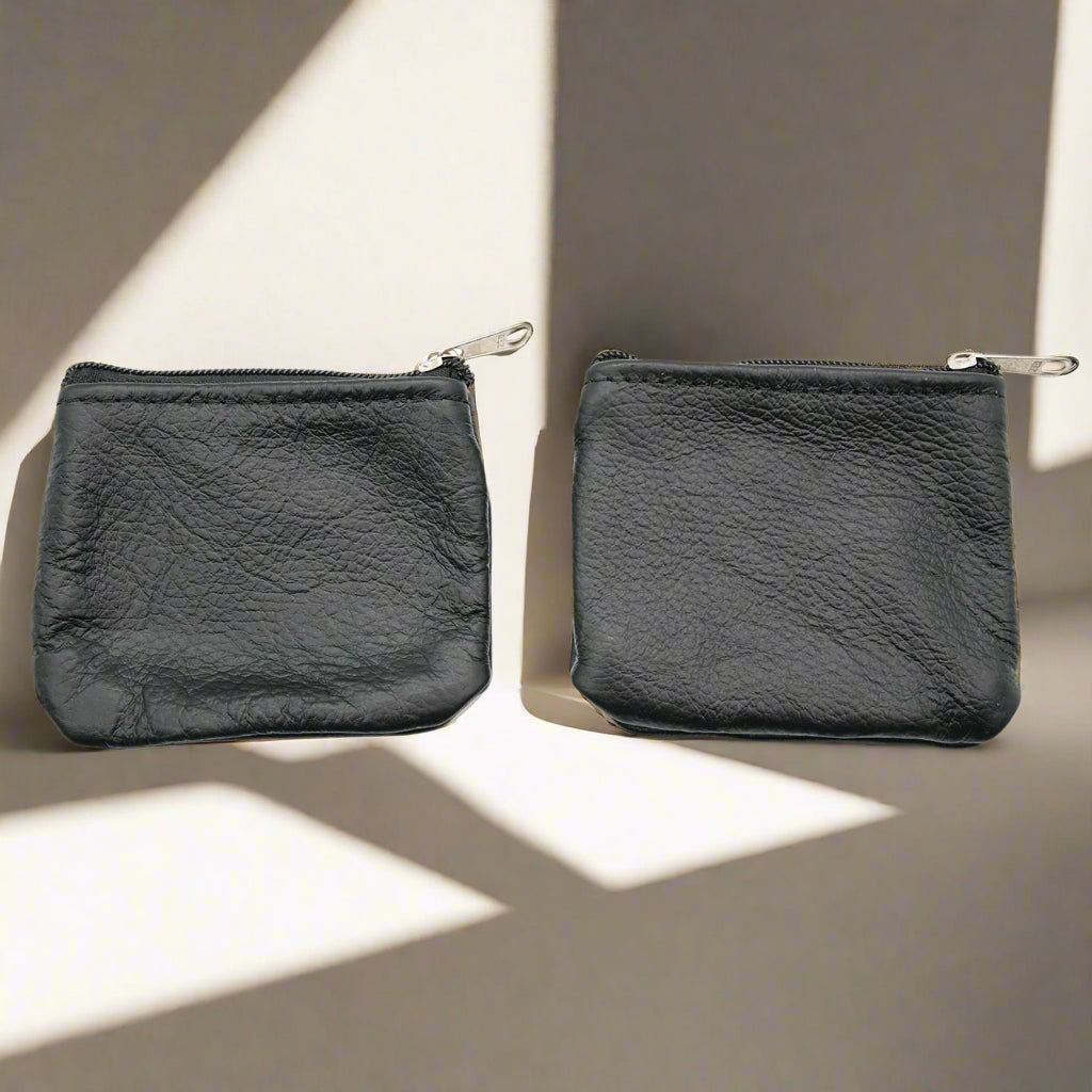 Leather Twin Coin Purse