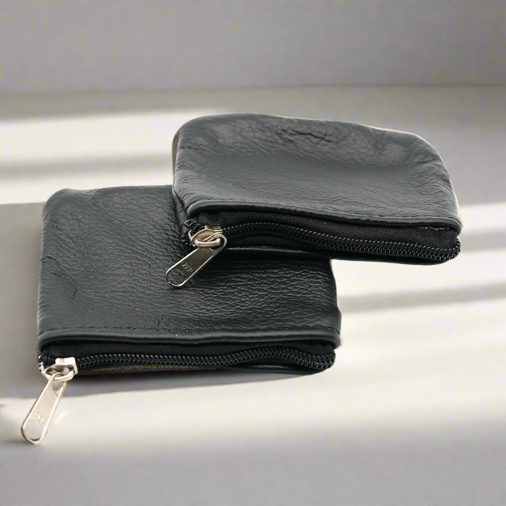 Leather Twin Coin Purse