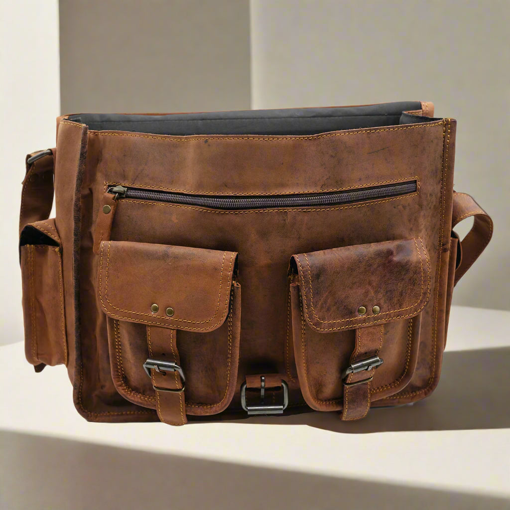 Barbados Leather Laptop Bag