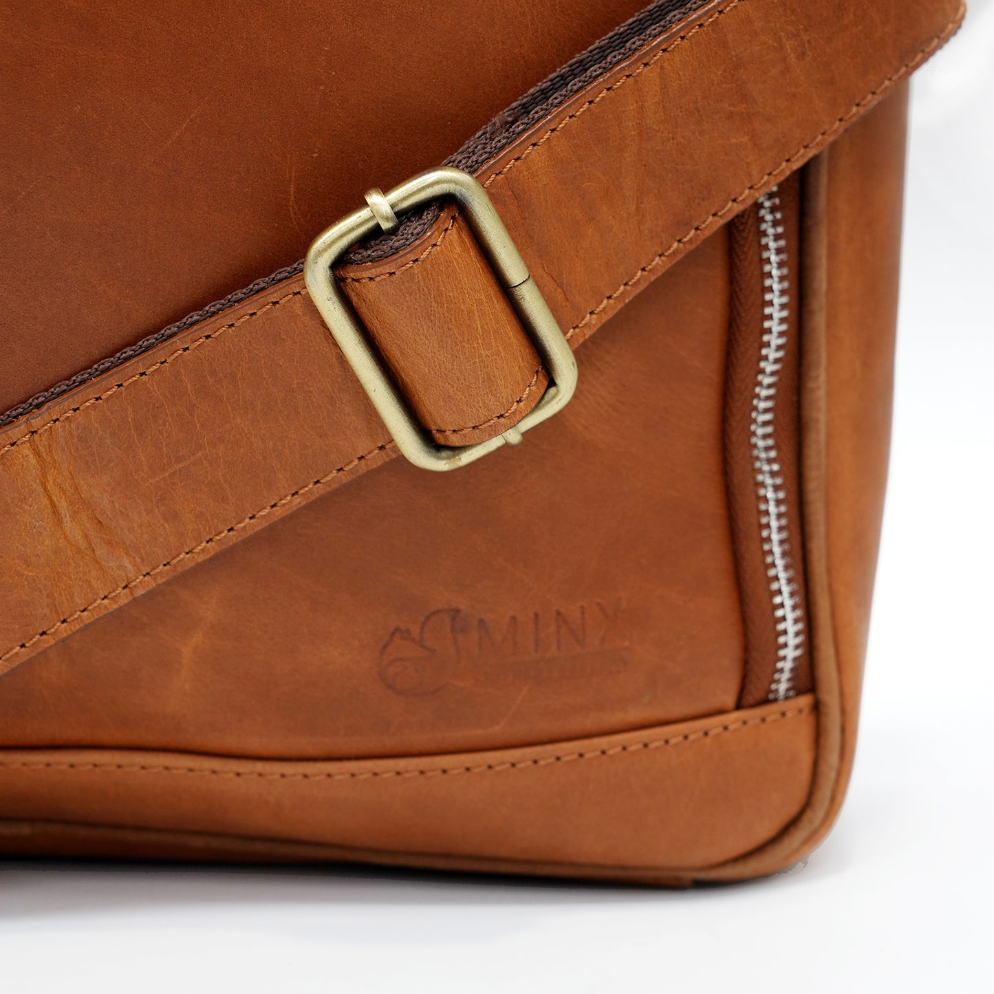 Cuban Leather Laptop Bag