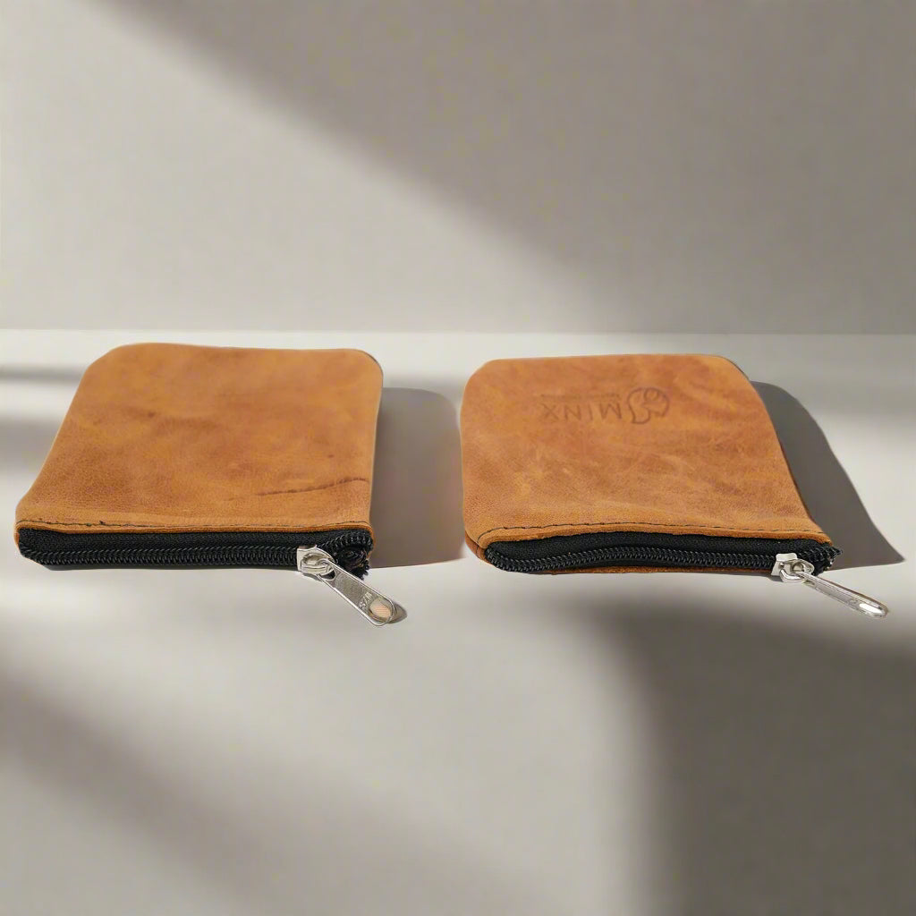 Leather Twin Coin Purse