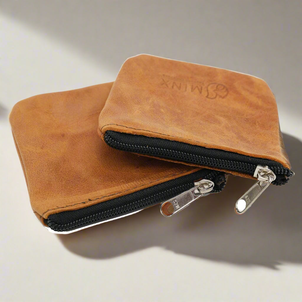 Leather Twin Coin Purse