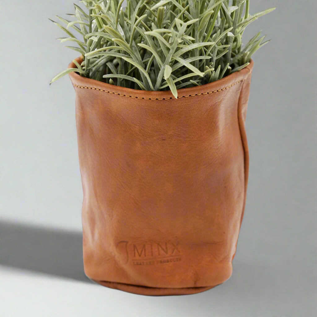 Leather Plant holder