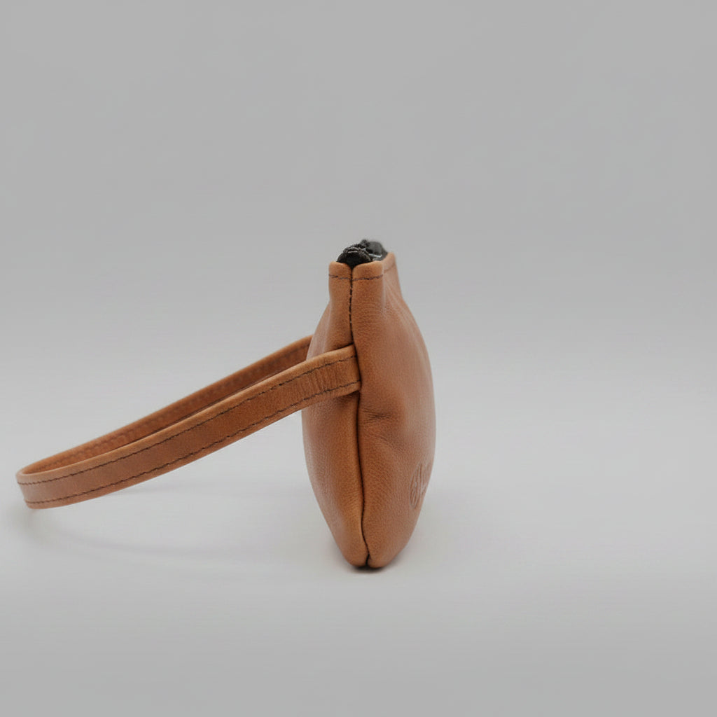 Leather Make up Bag with Hand cream and Lip ice