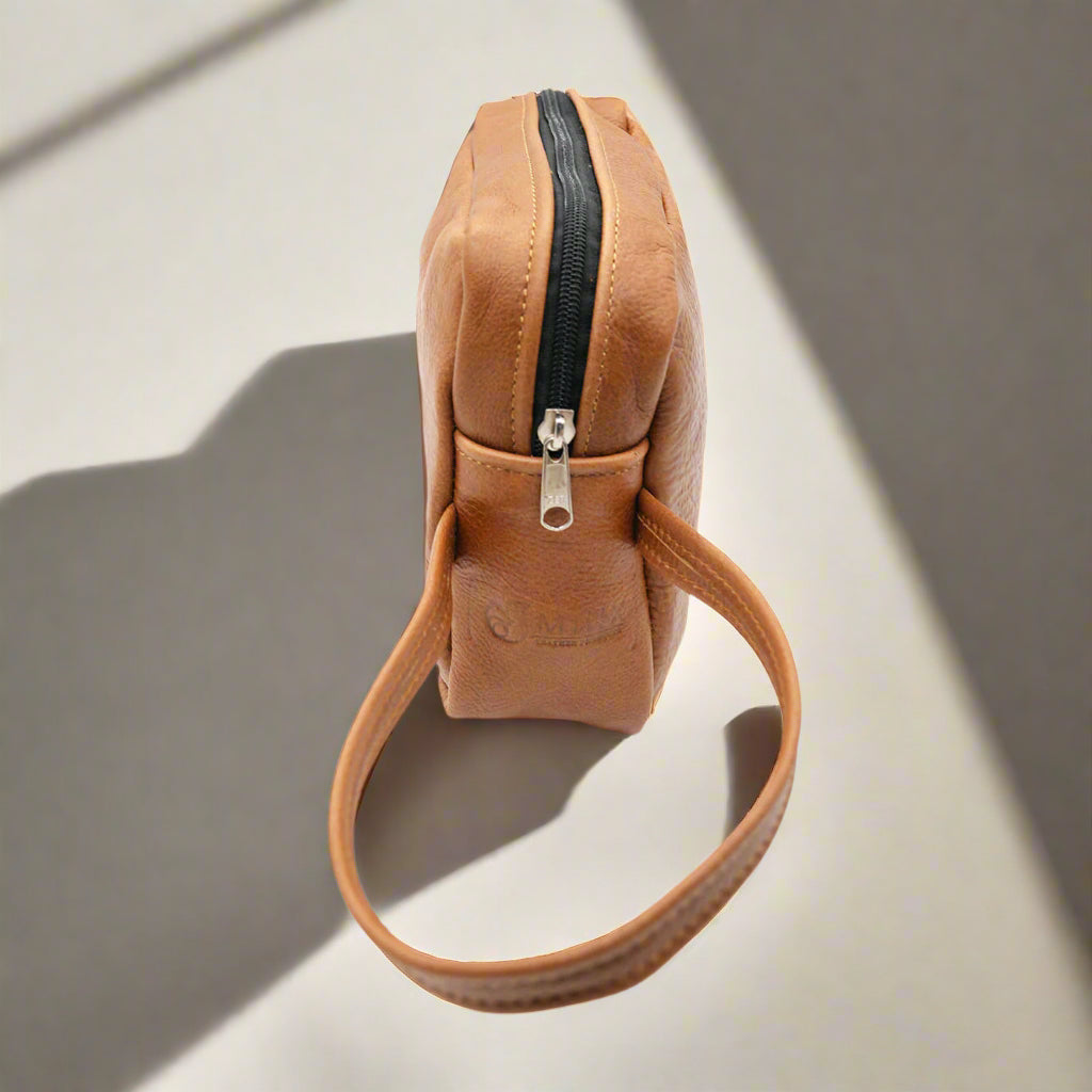 Dino Leather Toiletry Bag Gift Set