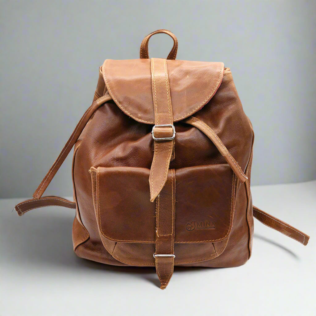 Troy Leather Backpack