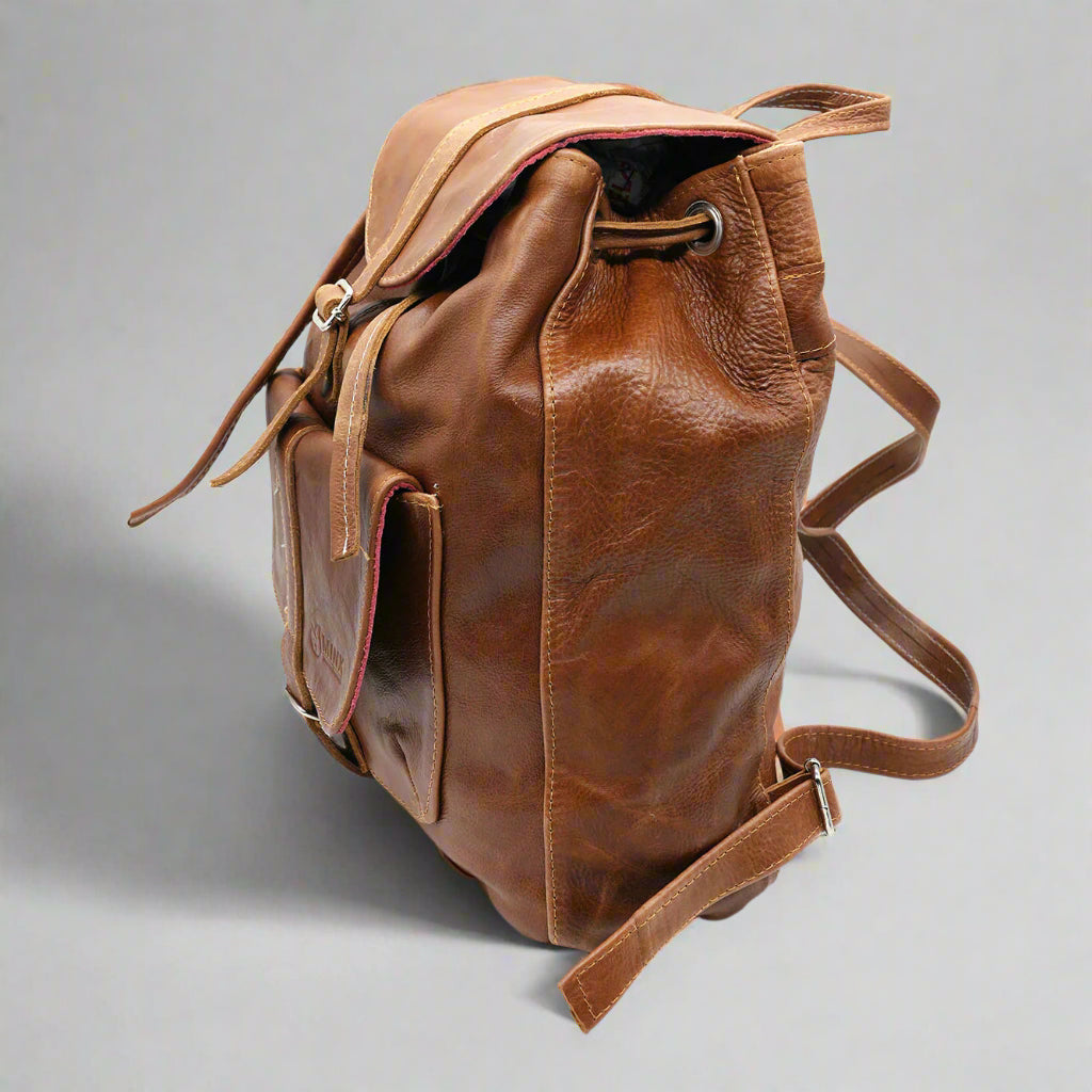 Troy Leather Backpack