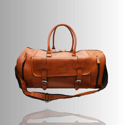 Harry Luxe Leather Duffel Bag