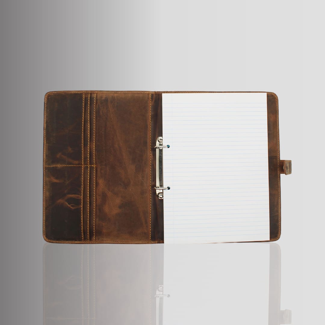 A5 Leather Business Folder