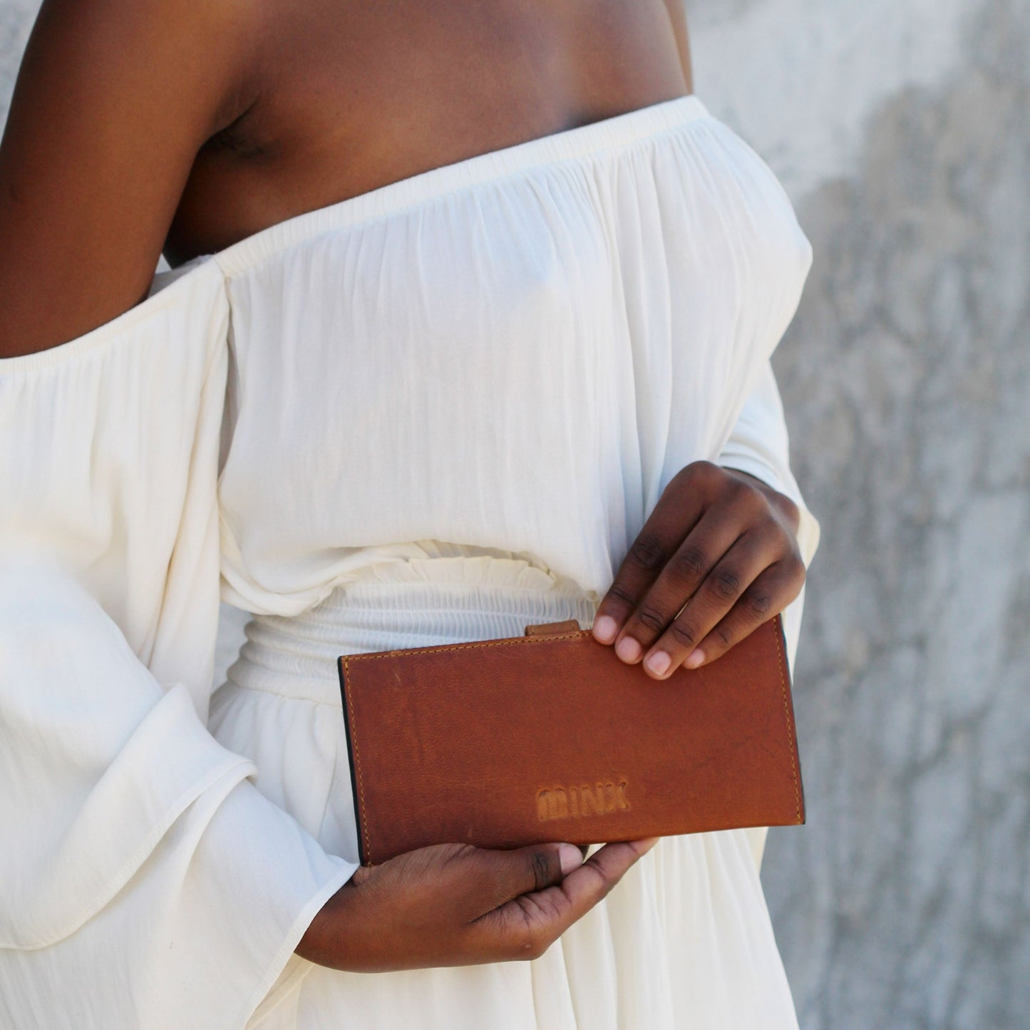 Sleek Red Leather Ladies Wallet