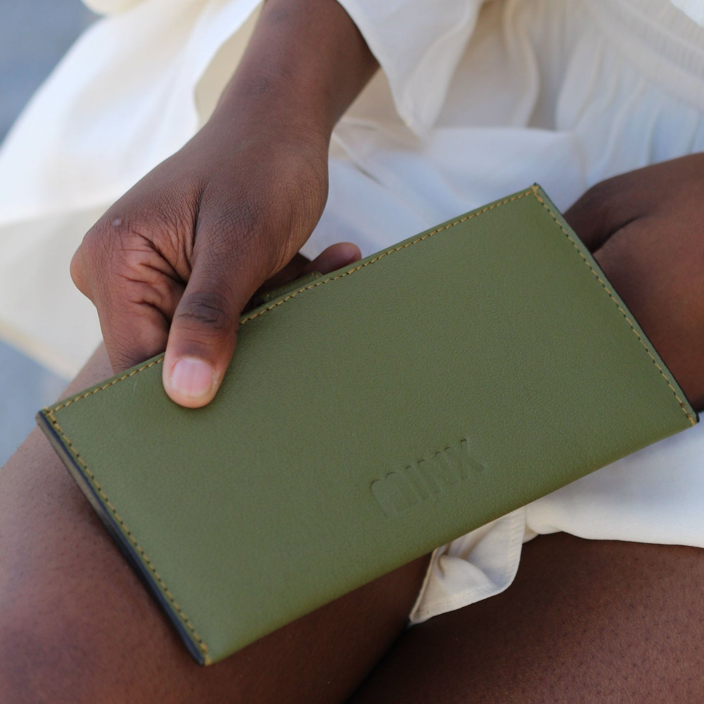 Sleek Red Leather Ladies Wallet
