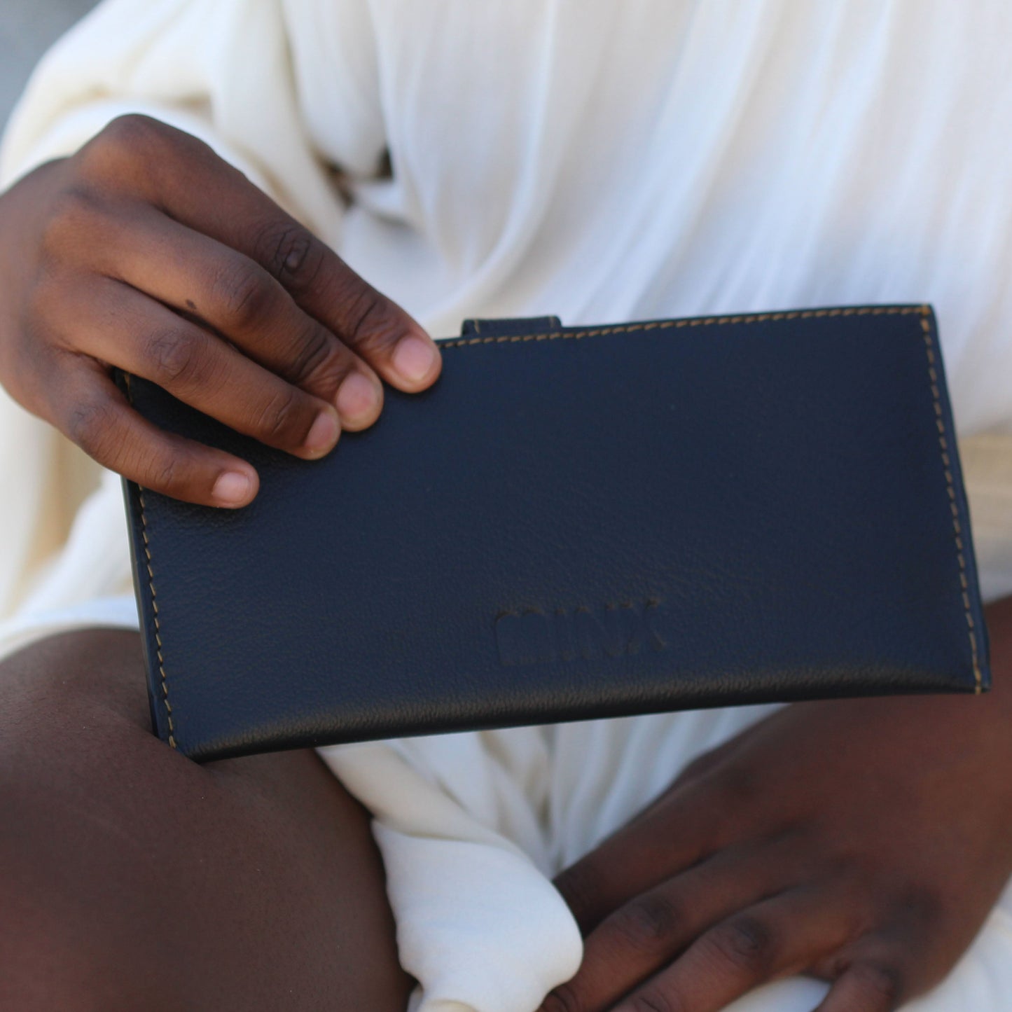 Sleek Red Leather Ladies Wallet
