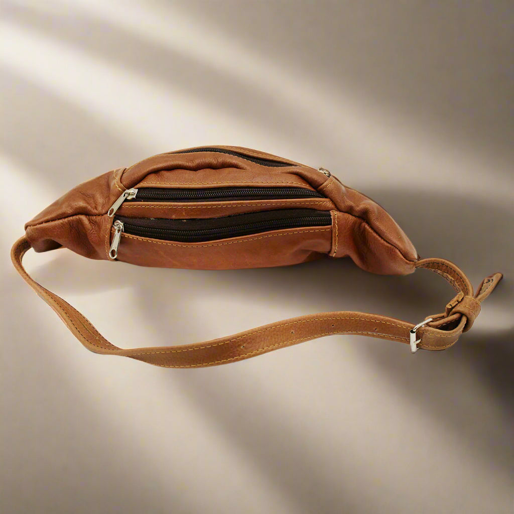 Leather Moon Bag
