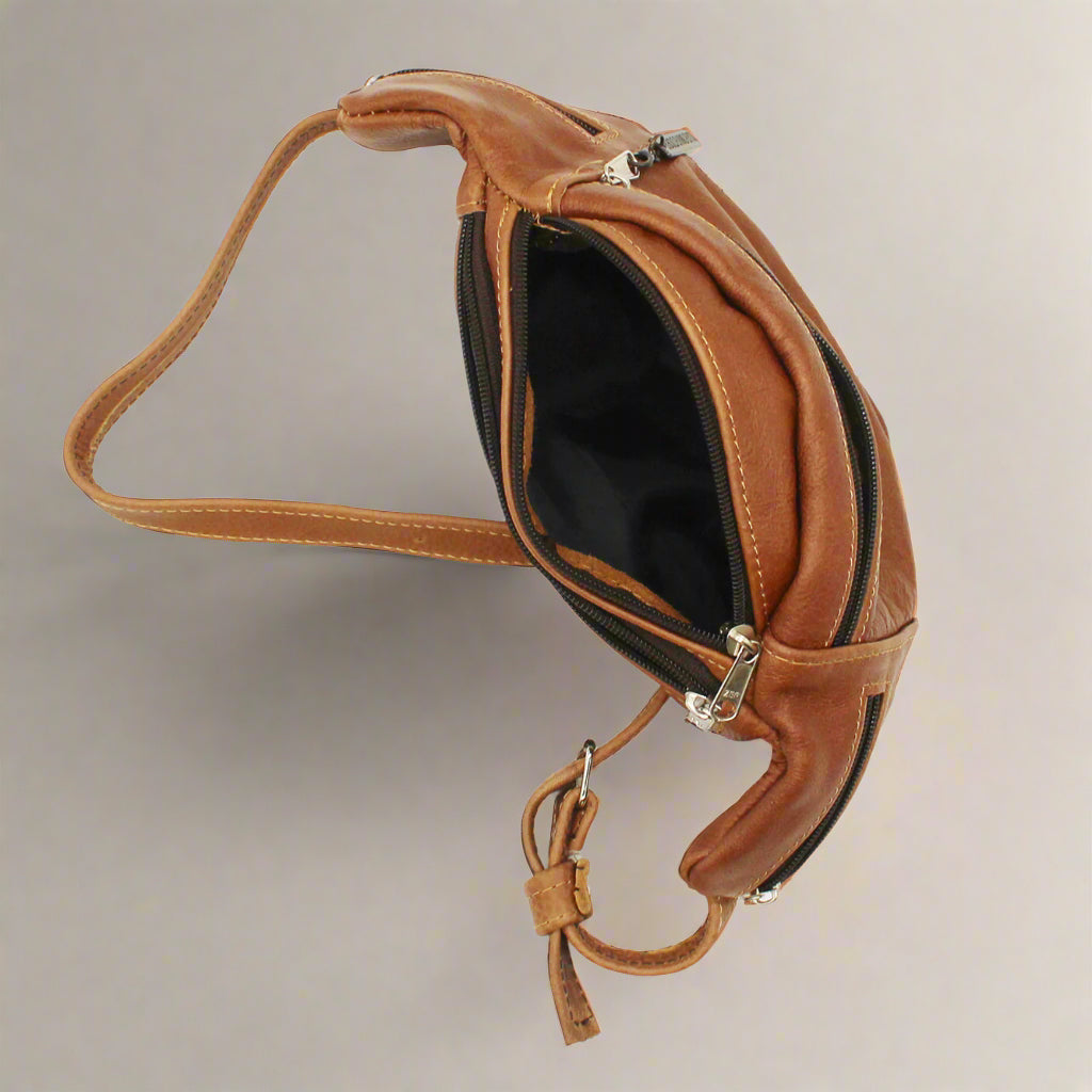 Leather Moon Bag