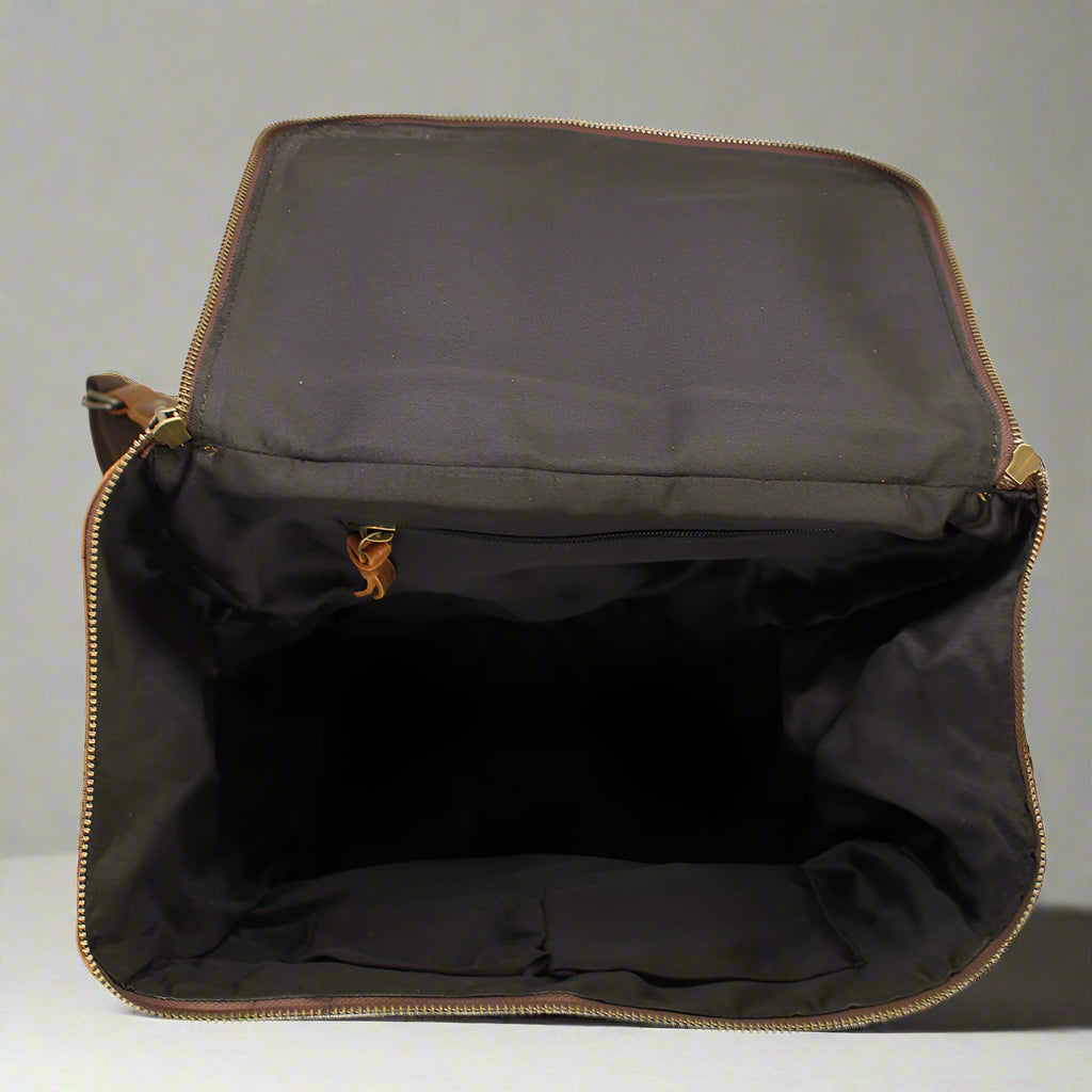 Luna Leather Nappy Backpack